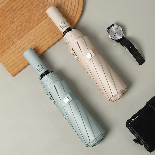 umbrellas fully automatic three fold folding dual use business sunscreen uv proof waterproof multiple colors
umbrellas fully automatic three fold folding dual use business sunscreen uv proof waterproof multiple colors
