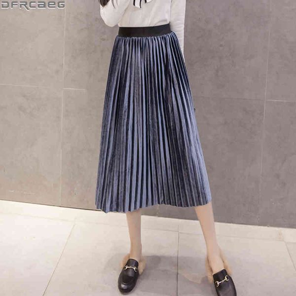casual dresses autumn winter elastic high waist skirt solid pleated s womens striped jupe femme velvet saias midi eqde, Black;gray
casual dresses autumn winter elastic high waist skirt solid pleated s womens striped jupe femme velvet saias midi eqde, Black;gray