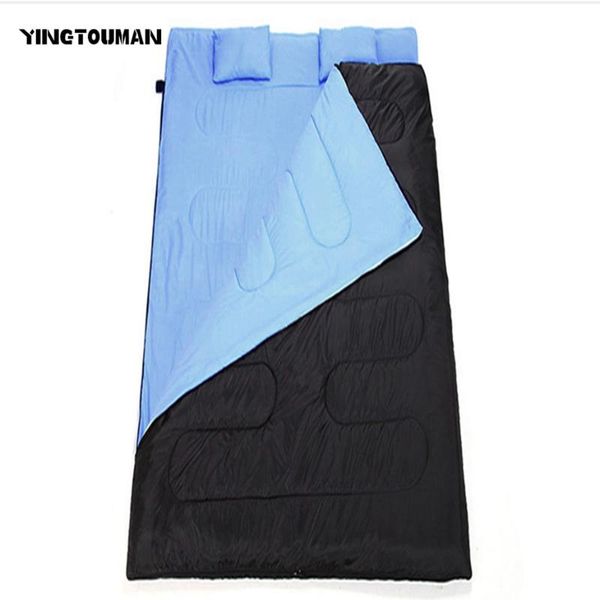 season camping hiking sleeping bag cotton double 2 person outdoor with pillow envelope bags
season camping hiking sleeping bag cotton double 2 person outdoor with pillow envelope bags
