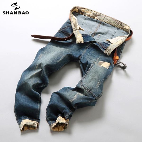 men's jeans shan bao 2021 summer autumn brand lightweight loose classic patch stitching plus size harem pants nine-point, Blue
men's jeans shan bao 2021 summer autumn brand lightweight loose classic patch stitching plus size harem pants nine-point, Blue