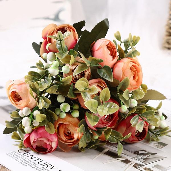 bouquet artificial flowers rose tea bud flower camellia silk fake flores for diy home garden wedding decoration plants decorative & wreaths
bouquet artificial flowers rose tea bud flower camellia silk fake flores for diy home garden wedding decoration plants decorative & wreaths