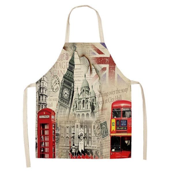 aprons cotton and linen apron creative european american building printing oil pollution-proof kitchen housework
aprons cotton and linen apron creative european american building printing oil pollution-proof kitchen housework