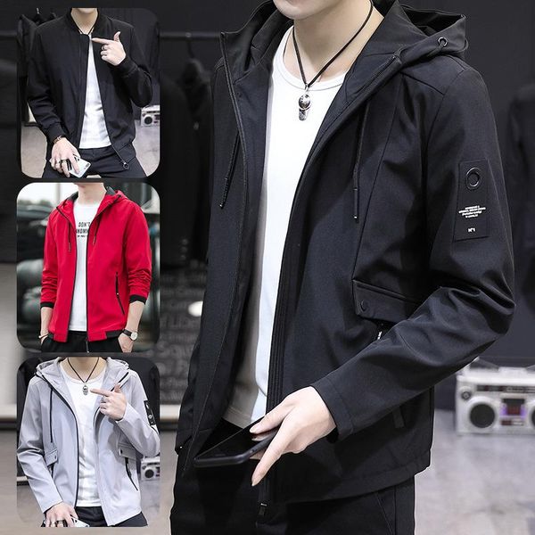 men's jackets jacket male 2021 spring korean version of the trendy tooling tide and autumn ins clothes, Black;brown
men's jackets jacket male 2021 spring korean version of the trendy tooling tide and autumn ins clothes, Black;brown