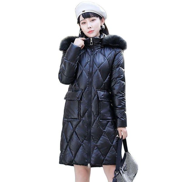 women's down & parkas big fur collar hoodies winter cotton puffy jacket 2021 glossy thick warm parka women large size slim long black c
women's down & parkas big fur collar hoodies winter cotton puffy jacket 2021 glossy thick warm parka women large size slim long black c