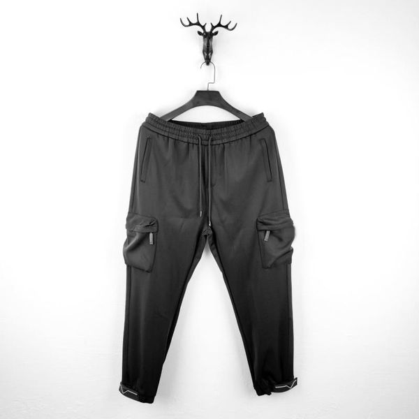 men's pants 2021 casual workwear with pocket zipper decoration trousers, Black
men's pants 2021 casual workwear with pocket zipper decoration trousers, Black