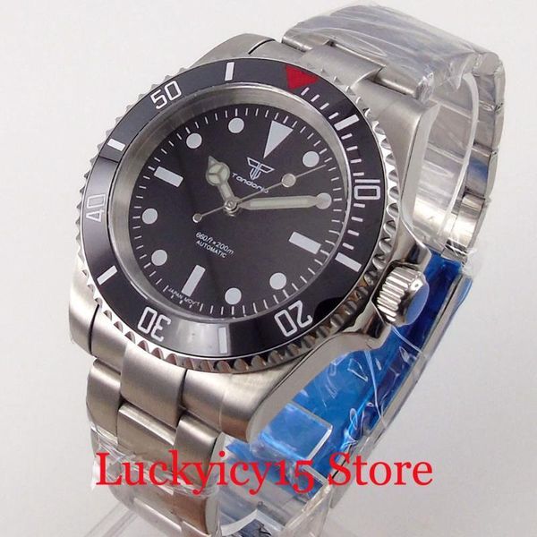 tandorio 40mm steel mechanical men watch sub luminous marks brushed oyster strap 24 jewels nh35a miyota 8215 movement wristwatches, Slivery;brown
tandorio 40mm steel mechanical men watch sub luminous marks brushed oyster strap 24 jewels nh35a miyota 8215 movement wristwatches, Slivery;brown