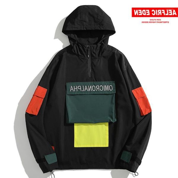 men's jackets color block patchwork pockets windbreaker vintage 2021 streetwear track hip hop harajuku casual hooded coat, Black;brown
men's jackets color block patchwork pockets windbreaker vintage 2021 streetwear track hip hop harajuku casual hooded coat, Black;brown
