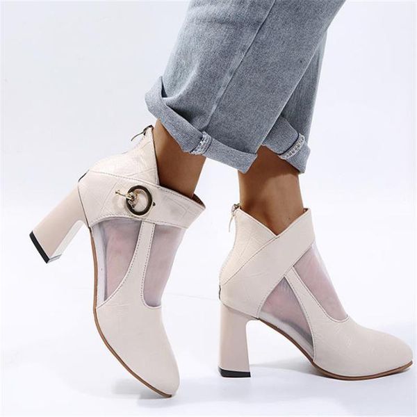 boots 2021 summer style pointed sandal women's fashion thick-heeled cool mesh, Black
boots 2021 summer style pointed sandal women's fashion thick-heeled cool mesh, Black