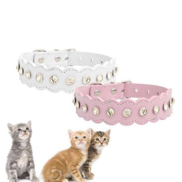 cat collars & leads bling rhinestone pu rivet leather crystal diamond puppy collar necklace pet dog decorations accessories
cat collars & leads bling rhinestone pu rivet leather crystal diamond puppy collar necklace pet dog decorations accessories