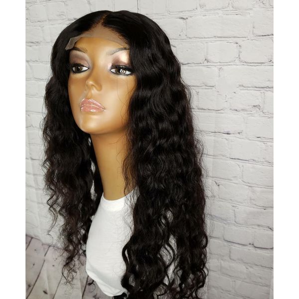 middle part long curly natural black synthetic hair lace frontal wig with baby hair preplucked high temperature fiber for women
middle part long curly natural black synthetic hair lace frontal wig with baby hair preplucked high temperature fiber for women