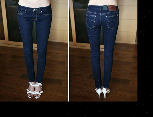 women jeans spring and autumn cotton office brand lades female girls low waist stretch pencil pants clothes 79433, Blue
women jeans spring and autumn cotton office brand lades female girls low waist stretch pencil pants clothes 79433, Blue