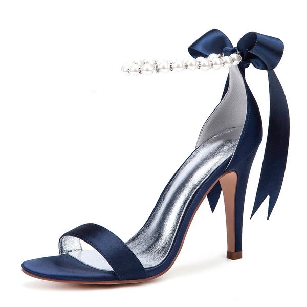 sandals women's satin evening dress sandals high heels with pearls ankle strap summer pumps ribbon tie party prom wedding shoes br, Black
sandals women's satin evening dress sandals high heels with pearls ankle strap summer pumps ribbon tie party prom wedding shoes br, Black