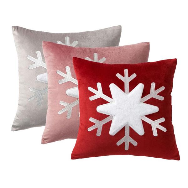 cushion/decorative pillow 45x45cm snowfake velvet pillowcase embroidered cushion cover sofa christmas fashion home festival bedroom decor
cushion/decorative pillow 45x45cm snowfake velvet pillowcase embroidered cushion cover sofa christmas fashion home festival bedroom decor