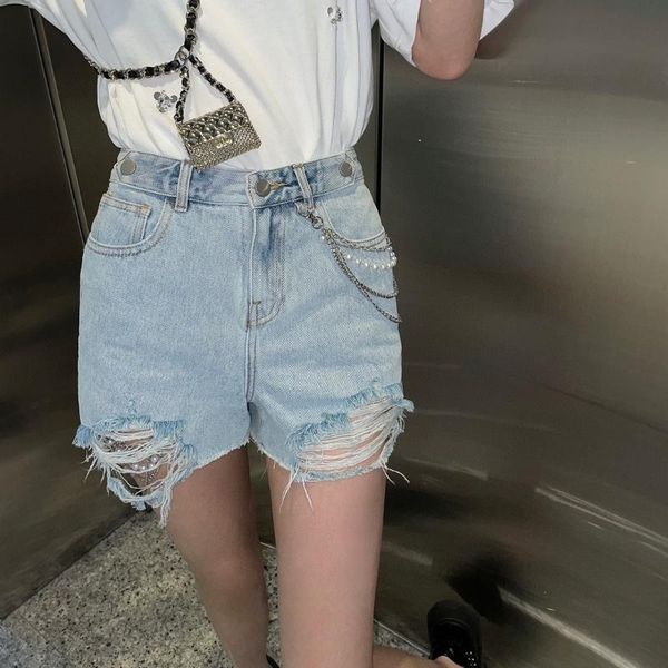 women's shorts fashion 2021 summer women hole chains denim pants ladies casual jeans ddxgz2v 6.06, White;black
women's shorts fashion 2021 summer women hole chains denim pants ladies casual jeans ddxgz2v 6.06, White;black