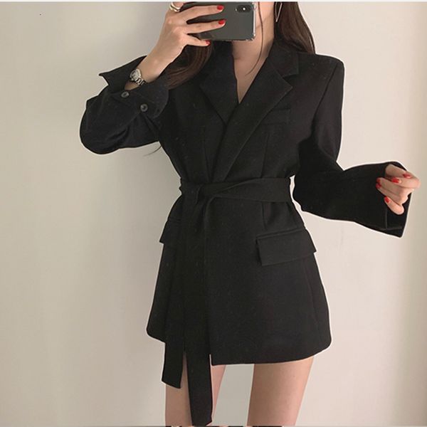 women's suits & blazers casual notched sashes autumn women jacket coat office lady suit dress female elegant apricot slim outerwe, White;black
women's suits & blazers casual notched sashes autumn women jacket coat office lady suit dress female elegant apricot slim outerwe, White;black