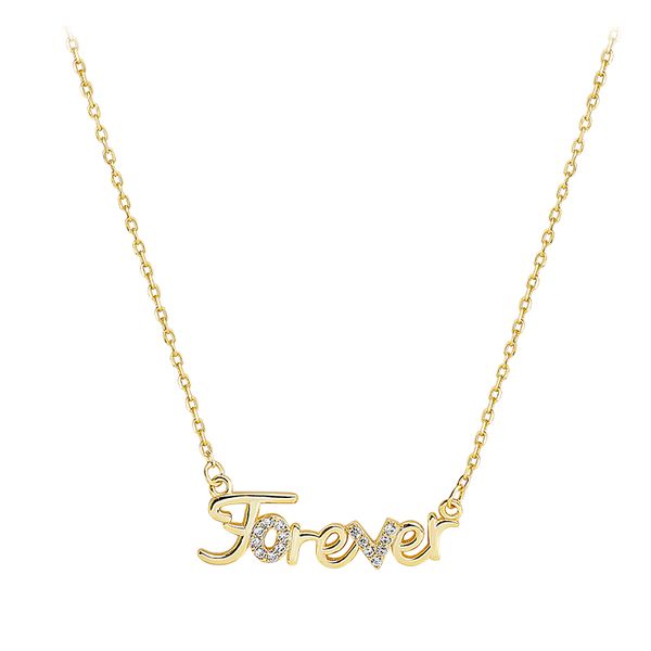 boutique jewelry for women forever letter necklace female necklace niche design feeling necklace chain new female clavicle, Silver
boutique jewelry for women forever letter necklace female necklace niche design feeling necklace chain new female clavicle, Silver