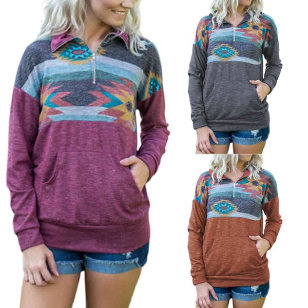 hoodies hooded geometric plaid shreds fine tuning half zip poleron mujer 2021 kangaroo raglan hoodie beautiful woman pocket, Black 
hoodies hooded geometric plaid shreds fine tuning half zip poleron mujer 2021 kangaroo raglan hoodie beautiful woman pocket, Black