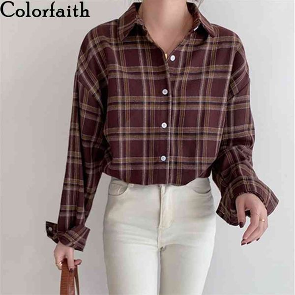 women autumn winter blouses shirts vintage oversize korean checkered irregular plaid wild lady bl20112 210427, White
women autumn winter blouses shirts vintage oversize korean checkered irregular plaid wild lady bl20112 210427, White