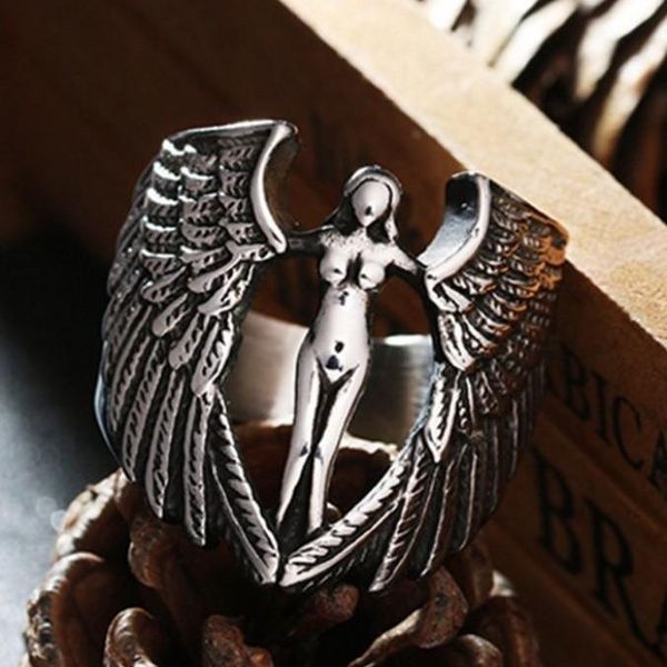 cluster rings fashion open vintage angel wing design ring gothic wholesale mens whole sale halloween, Golden;silver
cluster rings fashion open vintage angel wing design ring gothic wholesale mens whole sale halloween, Golden;silver