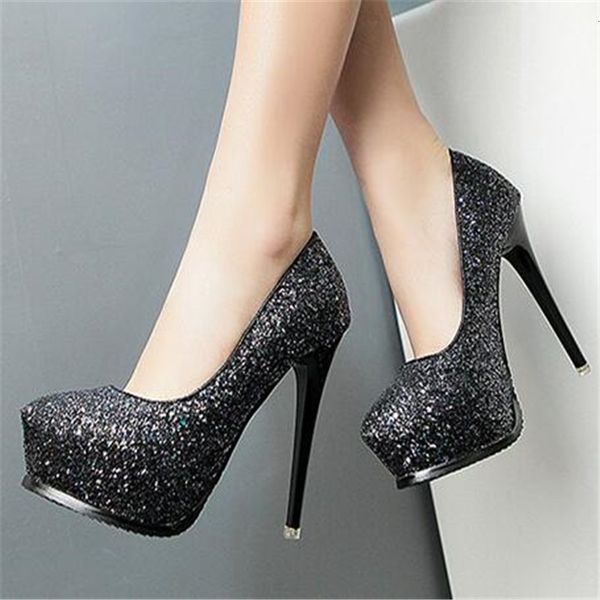 dress spring pumps high thin heels 12cm round toe bling platform bridal wedding women shoes tacones mujer y8tk, Black
dress spring pumps high thin heels 12cm round toe bling platform bridal wedding women shoes tacones mujer y8tk, Black