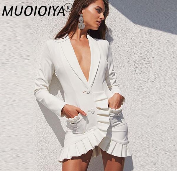 casual dresses runway blazer dress 2021 fashion designer jacket women's double breasted single button elegant mini party suit, Black;gray
casual dresses runway blazer dress 2021 fashion designer jacket women's double breasted single button elegant mini party suit, Black;gray