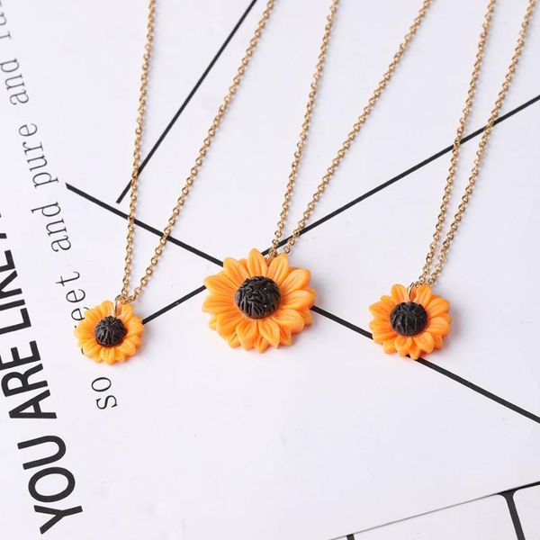 pendant necklaces unique bff lovers sunflower choker necklace gold plated romantic wedding simple princess bride, Silver
pendant necklaces unique bff lovers sunflower choker necklace gold plated romantic wedding simple princess bride, Silver