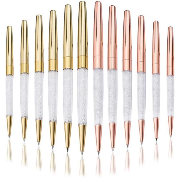 ballpoint pens 5pcs/lot beautiful rose gold pen bling diamond black blue ink crystal ring wedding office metal roller ball gift, Blue;orange
ballpoint pens 5pcs/lot beautiful rose gold pen bling diamond black blue ink crystal ring wedding office metal roller ball gift, Blue;orange
