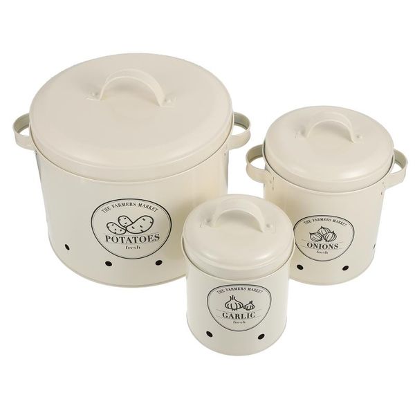 buckets 3pcs restaurant potato storage household kitchen food