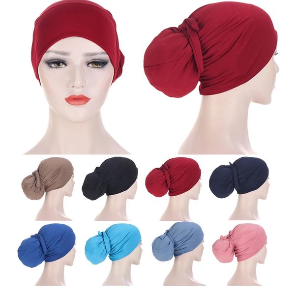 turbante muslim stretch turban cap for women inner hijabs bonnet arab wrap head hijab underscarf caps hair loss hat accessories, Blue;gray
turbante muslim stretch turban cap for women inner hijabs bonnet arab wrap head hijab underscarf caps hair loss hat accessories, Blue;gray