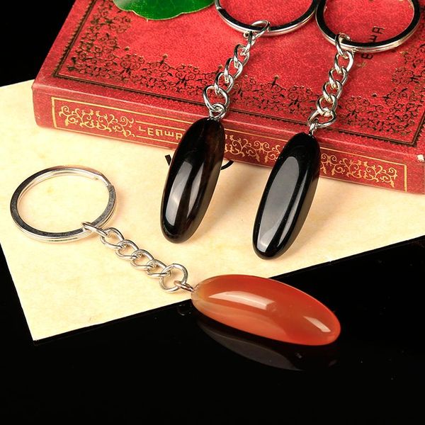 decorative objects & figurines 1pc natural yellow agate and obsidian key chain manual polishing crystal point home mineral nordic decoracion
decorative objects & figurines 1pc natural yellow agate and obsidian key chain manual polishing crystal point home mineral nordic decoracion