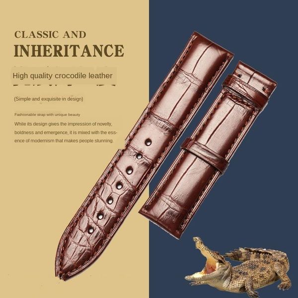 watch bands the real alligator strap is suitable for tiantowangg waterproof and sweat proof soft bamboo, Black;brown
watch bands the real alligator strap is suitable for tiantowangg waterproof and sweat proof soft bamboo, Black;brown