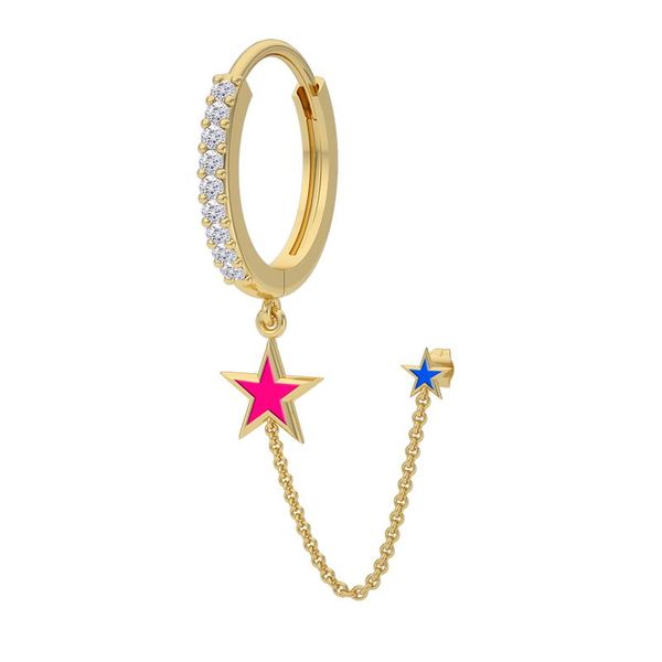 hoop & huggie canner star light luxury simple enamel earrings for women 925 sterling silver hoops pendientes plata piercing jewelry, Golden;silver
hoop & huggie canner star light luxury simple enamel earrings for women 925 sterling silver hoops pendientes plata piercing jewelry, Golden;silver