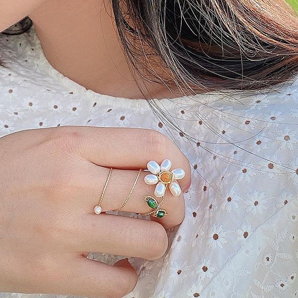 wedding rings fashion creative petal flowers crystal finger for women multi layers baroque nature pearls jewelry cz bijoux, Slivery;golden
wedding rings fashion creative petal flowers crystal finger for women multi layers baroque nature pearls jewelry cz bijoux, Slivery;golden