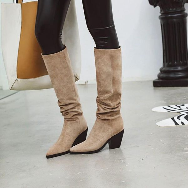 boots knights' boots, pointed, thick heels, casual, all-around, high pointed riding army large 44 45, Black
boots knights' boots, pointed, thick heels, casual, all-around, high pointed riding army large 44 45, Black