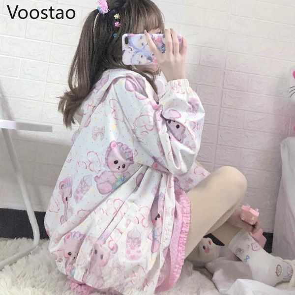 japanese girly sweet lolita style thin coats loose cute cartoon baby bear print hooded sweatshirt women kawaii jackets outwear women's, Black;brown
japanese girly sweet lolita style thin coats loose cute cartoon baby bear print hooded sweatshirt women kawaii jackets outwear women's, Black;brown