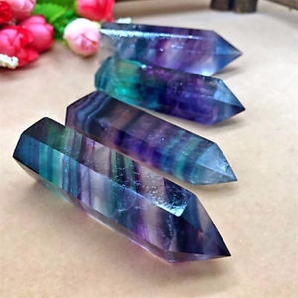 decorative objects & figurines rainbow fluorite crystal tower point natural quartz wand hexagonal prism healing stone for home
decorative objects & figurines rainbow fluorite crystal tower point natural quartz wand hexagonal prism healing stone for home