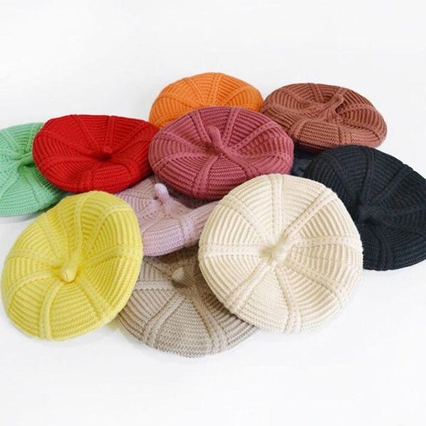 fashion trend cute child baby style hats autumn and winter woolen hat knitted beret wool caps &, Yellow
fashion trend cute child baby style hats autumn and winter woolen hat knitted beret wool caps &, Yellow