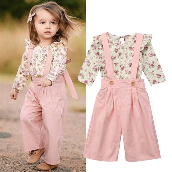 toddler kids baby girl winter clothes long sleeve t shirt floral pants overall outfits sweet two pieces set, White
toddler kids baby girl winter clothes long sleeve t shirt floral pants overall outfits sweet two pieces set, White