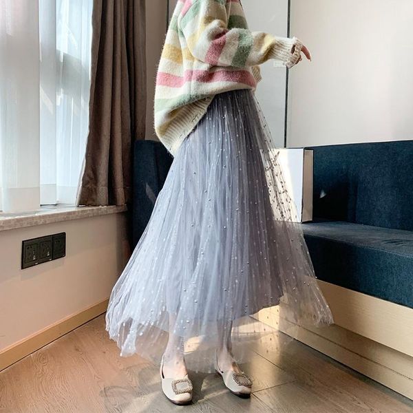 skirts fdfklak net yarn skirt women a-line autumn winter long fairy ins loose womens flash strip spring ladies, Black
skirts fdfklak net yarn skirt women a-line autumn winter long fairy ins loose womens flash strip spring ladies, Black