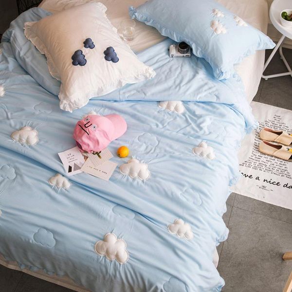 comforters & sets 3d clouds summer thin quilt blue ruffles three-dimensional air conditioning quilts home sofa blanket office nap blankets
comforters & sets 3d clouds summer thin quilt blue ruffles three-dimensional air conditioning quilts home sofa blanket office nap blankets