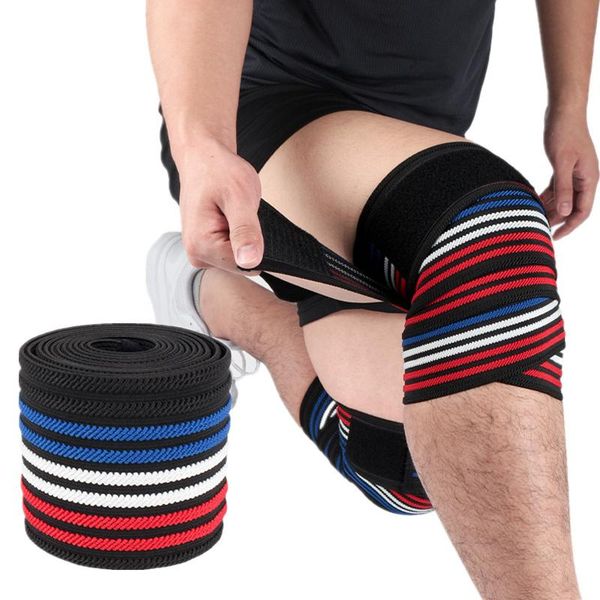 pair elastic knee wraps adjustable compression bandage brace support protector for gym workout weight lifting squat fitness elbow & pads, Black;gray
pair elastic knee wraps adjustable compression bandage brace support protector for gym workout weight lifting squat fitness elbow & pads, Black;gray