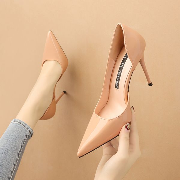 2021 women pumps ladies shoes high heels women shoes heels high heels shoes stiletto point red yellow chaussure femme 1, Black 
2021 women pumps ladies shoes high heels women shoes heels high heels shoes stiletto point red yellow chaussure femme 1, Black