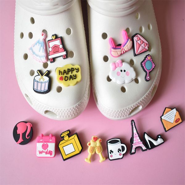 16pcs funny charms girl toy kids decoration cute pvc shoe buckle slipper party fit croc accessories x-mas gifts backpack, Bronze;silver
16pcs funny charms girl toy kids decoration cute pvc shoe buckle slipper party fit croc accessories x-mas gifts backpack, Bronze;silver