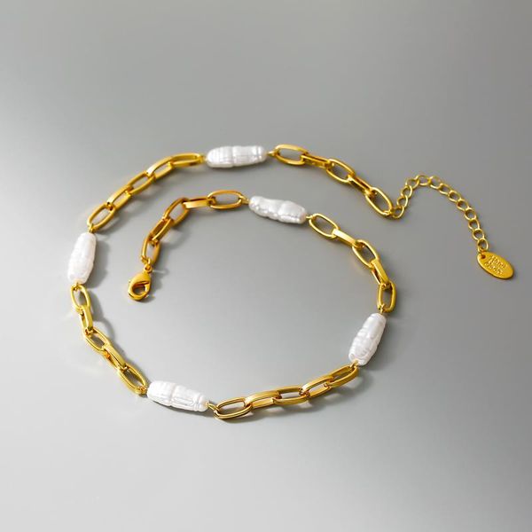 chains stylish round natural pearl pendant neckalce gold colour copper accessories delicate bling chain necklace women, Silver
chains stylish round natural pearl pendant neckalce gold colour copper accessories delicate bling chain necklace women, Silver