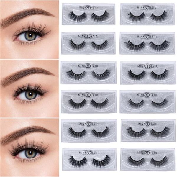 1 pairs mixed style mink eyelashes lashes for woman 3d handmad natural/thick long eye makeup beauty1
1 pairs mixed style mink eyelashes lashes for woman 3d handmad natural/thick long eye makeup beauty1