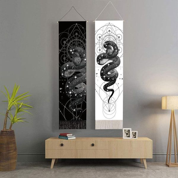 tapestries rectangular bohemia wall hanging snake tassel tapestry black moon background blanket home bedroom office decoration
tapestries rectangular bohemia wall hanging snake tassel tapestry black moon background blanket home bedroom office decoration