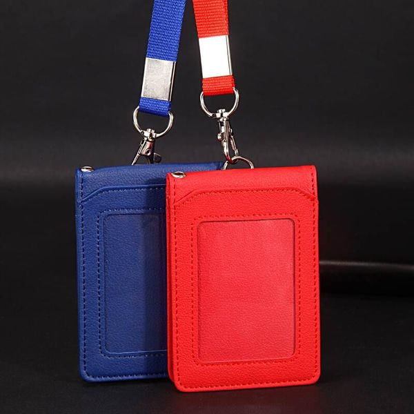 card holders solid color staff identification bus id for women men kids business holder neck strap with lanyard, Brown;gray
card holders solid color staff identification bus id for women men kids business holder neck strap with lanyard, Brown;gray