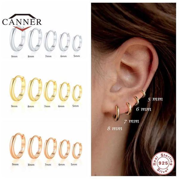 canner 5/6/7/8/9mm real 925 sterling sier hoop earrings for women piercing earings round circle earring jewelry pendientes, Golden
canner 5/6/7/8/9mm real 925 sterling sier hoop earrings for women piercing earings round circle earring jewelry pendientes, Golden