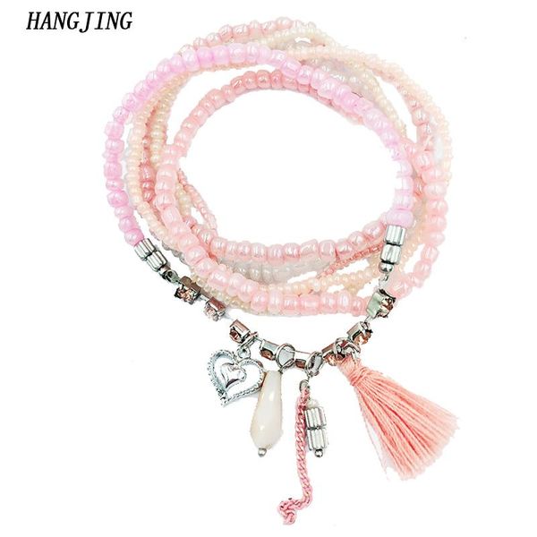 charm bracelets 7pcs/set designer personality 2021 lady female heart shape tassel elegant separate multi layer bead for women, Golden;silver
charm bracelets 7pcs/set designer personality 2021 lady female heart shape tassel elegant separate multi layer bead for women, Golden;silver