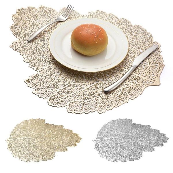 mats & pads pvc leaf golden hollow out plate heat insulated mat wedding party dinning table decoration tableware accessories
mats & pads pvc leaf golden hollow out plate heat insulated mat wedding party dinning table decoration tableware accessories